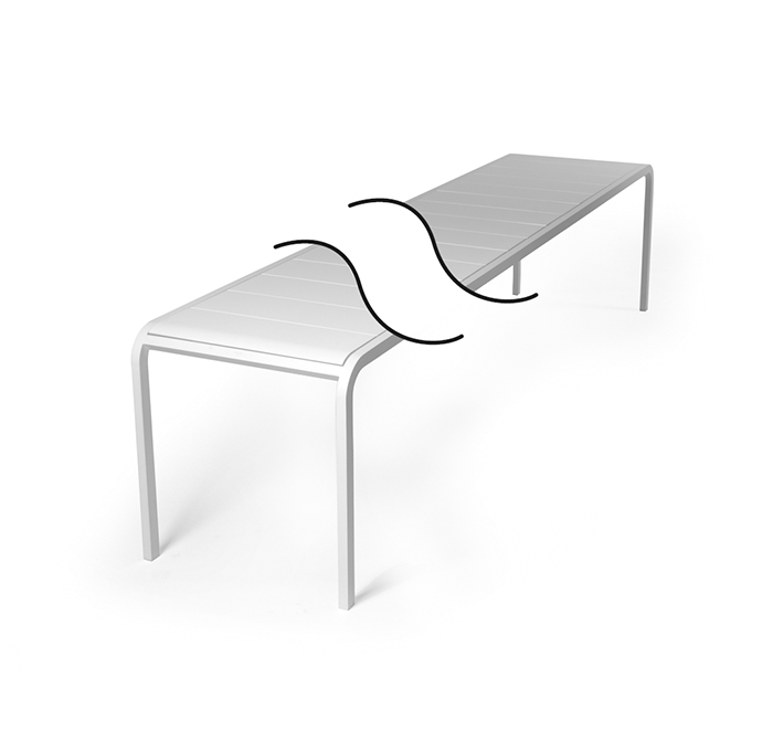 Maßgefertigter Tisch mit 70 cm Breite