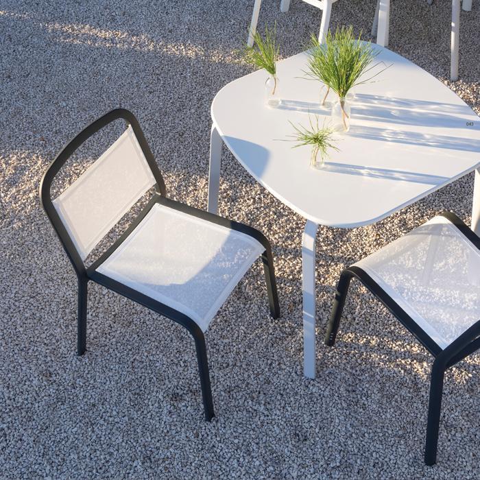 chaise de jardin aluminium